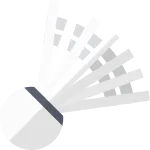 Badminton Shuttlecock SVG Icon